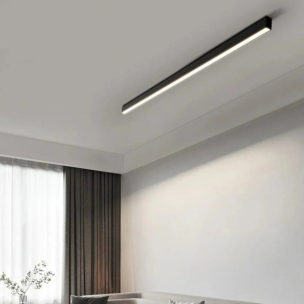 Lampa Sufitowa Minimalistyczna Liniowa z Regulacją Temperatury Barwowej - 5