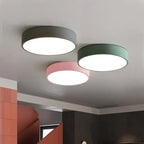 Lampa Sufitowa Minimalistyczna Okrągła Plafon z Wbudowanym LED - 12