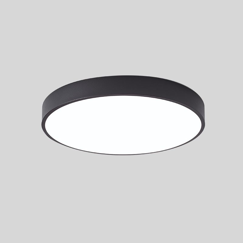Lampa Sufitowa Minimalistyczna Okrągła Plafon z Wbudowanym LED - 18