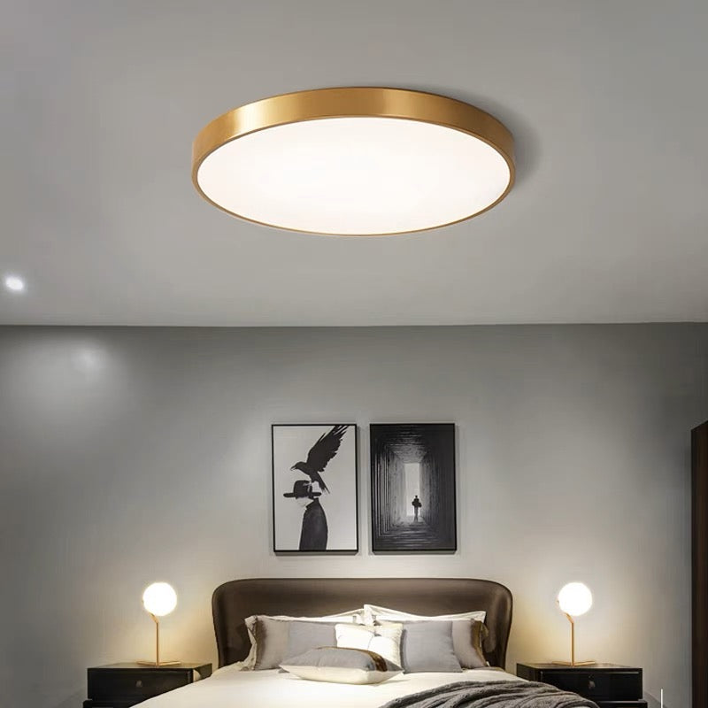 Lampa Sufitowa Minimalistyczna Okrągła Plafon z Wbudowanym LED - 22