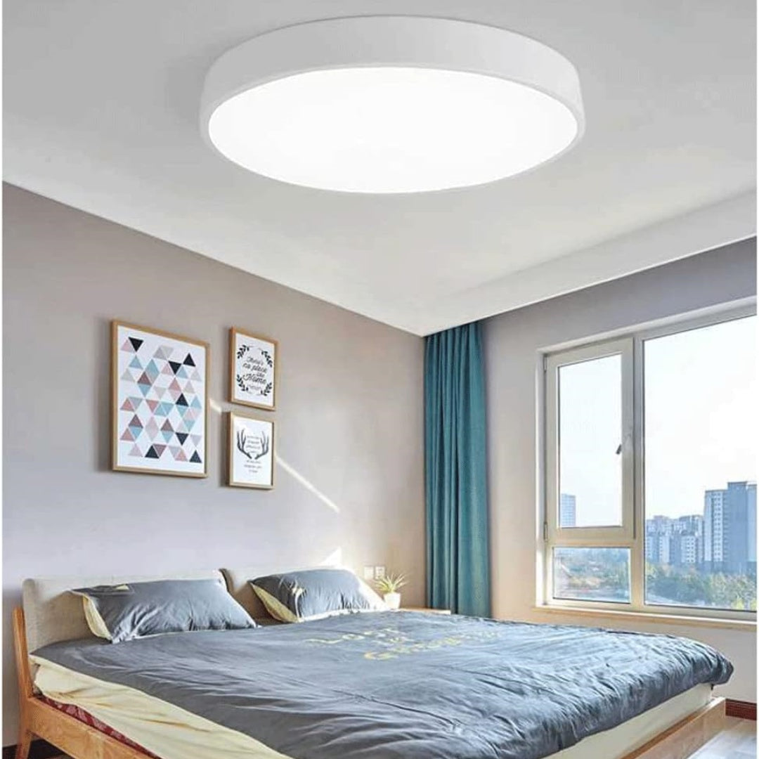 Lampa Sufitowa Minimalistyczna Okrągła Plafon z Wbudowanym LED - 25