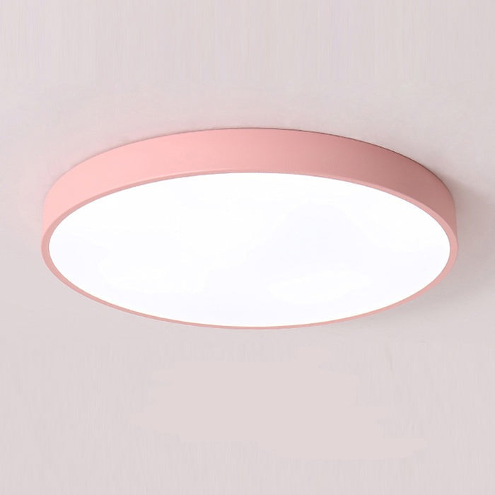Lampa Sufitowa Minimalistyczna Okrągła Plafon z Wbudowanym LED - 4