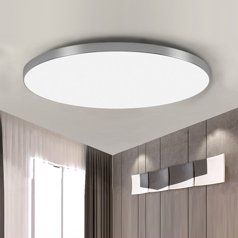 Lampa Sufitowa Minimalistyczna Okrągła Plafoniera z Wbudowanym LED - 15