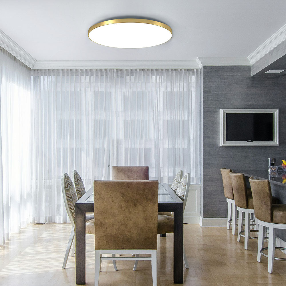 Lampa Sufitowa Minimalistyczna Okrągła Plafoniera z Wbudowanym LED