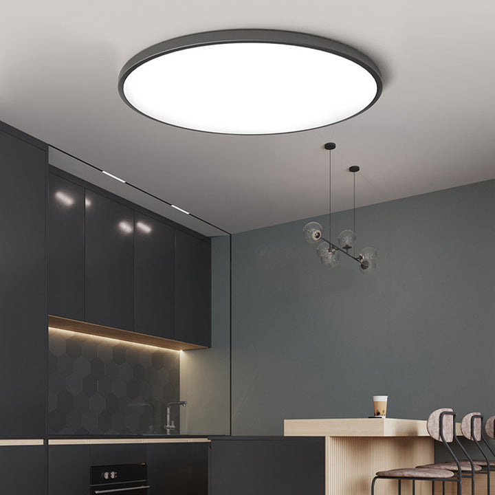 Lampa Sufitowa Minimalistyczna Okrągła Plafoniera z Wbudowanym LED - 8