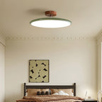 Lampa Sufitowa Minimalistyczna Okrągła z Obrotową Głowicą i Pilotem - 13