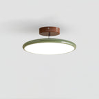 Lampa Sufitowa Minimalistyczna Okrągła z Obrotową Głowicą i Pilotem - 16