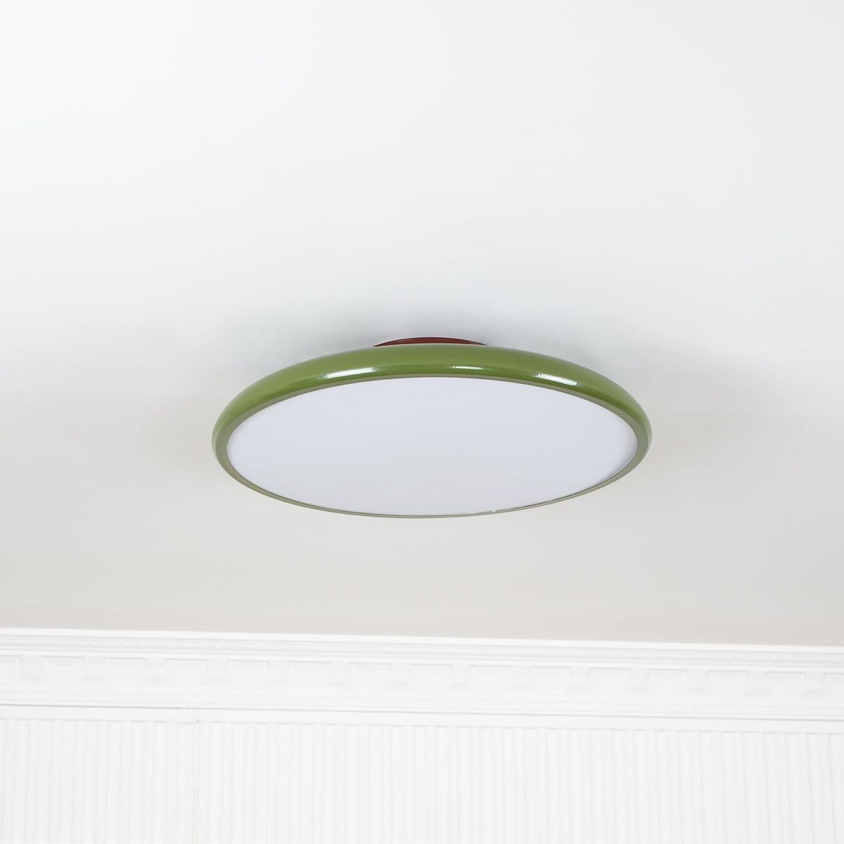 Lampa Sufitowa Minimalistyczna Okrągła z Obrotową Głowicą i Pilotem - 19