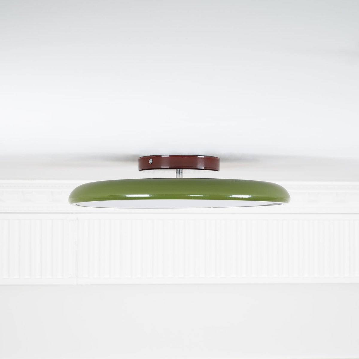 Lampa Sufitowa Minimalistyczna Okrągła z Obrotową Głowicą i Pilotem - 22