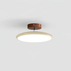 Lampa Sufitowa Minimalistyczna Okrągła z Obrotową Głowicą i Pilotem - 3