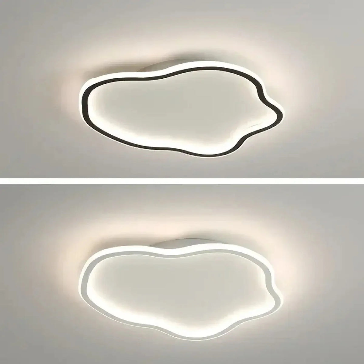 Lampa Sufitowa Minimalistyczna w Kształcie Chmury z Miękkim Światłem - 5