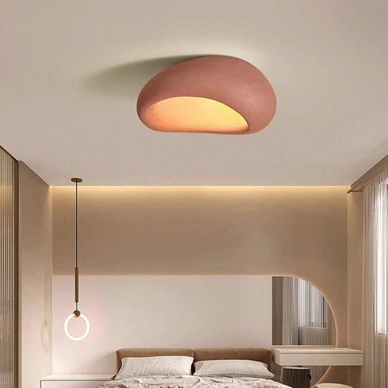 Lampa Sufitowa Minimalistyczna w Stylu Wabi Sabi z Organiczną Formą - 14