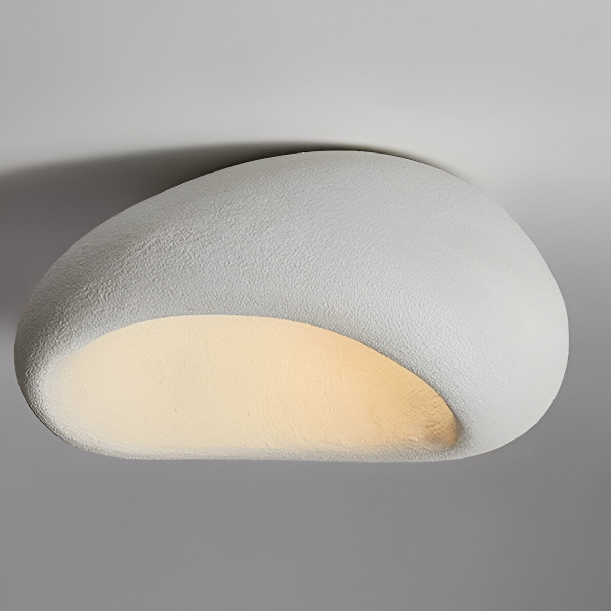 Lampa Sufitowa Minimalistyczna w Stylu Wabi Sabi z Organiczną Formą - 4