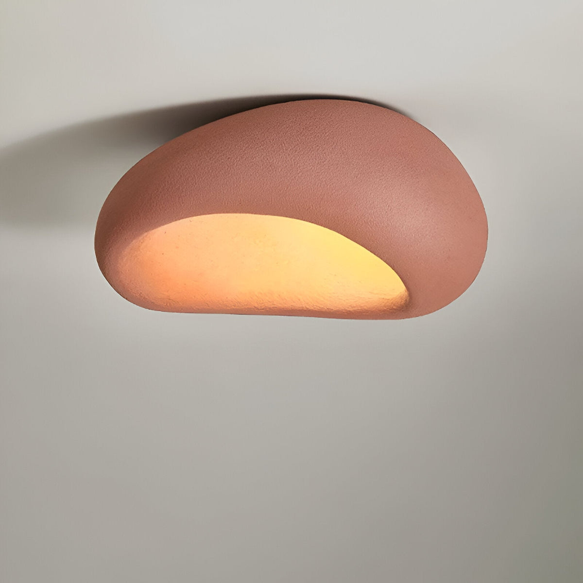 Lampa Sufitowa Minimalistyczna w Stylu Wabi Sabi z Organiczną Formą - 6