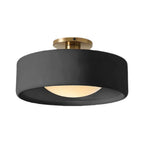 Lampa Sufitowa Minimalistyczna z Ceramicznym Kloszem i Złotym Mocowaniem - 21