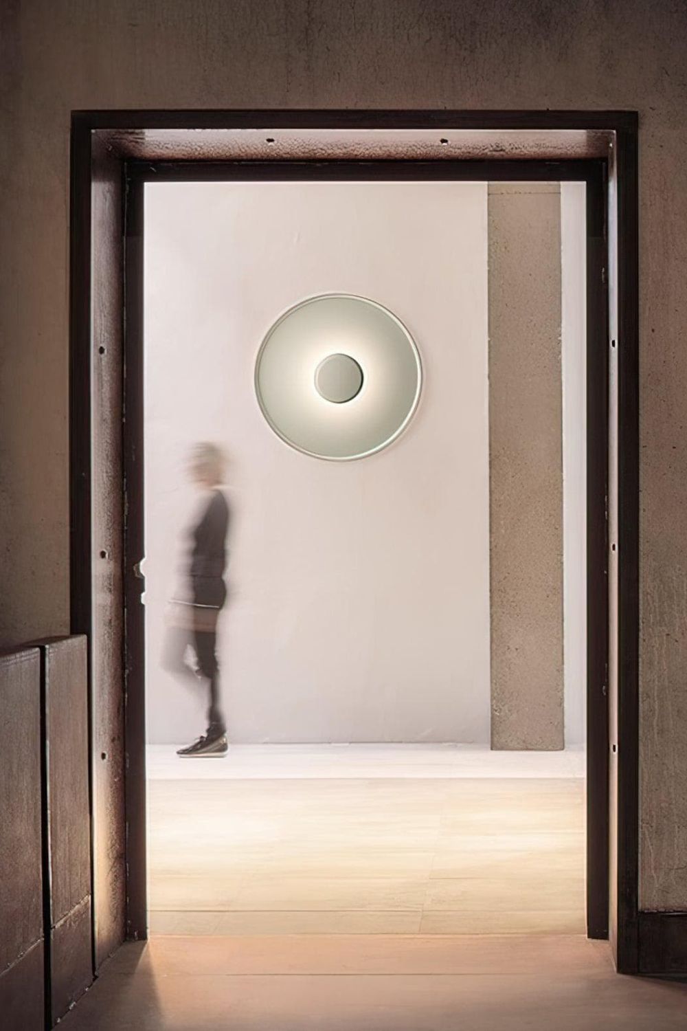 Lampa Sufitowa Minimalistyczna z Efektem Halo i Pośrednim Oświetleniem - 13