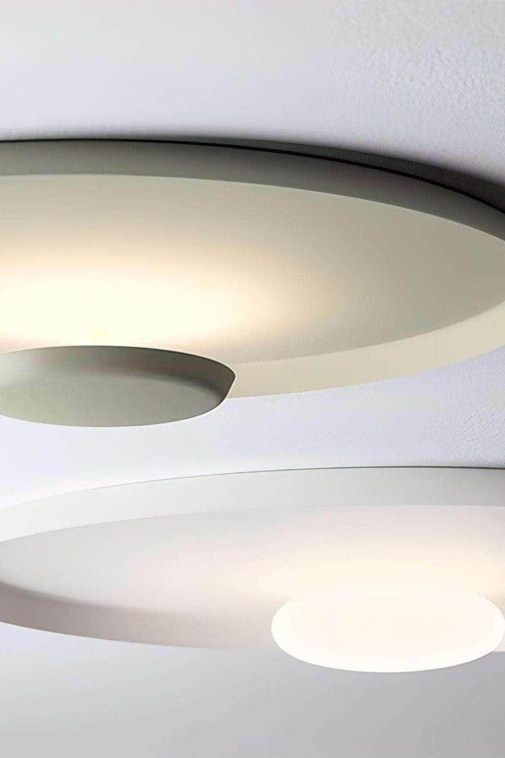 Lampa Sufitowa Minimalistyczna z Efektem Halo i Pośrednim Oświetleniem - 15