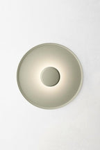 Lampa Sufitowa Minimalistyczna z Efektem Halo i Pośrednim Oświetleniem - Zielony