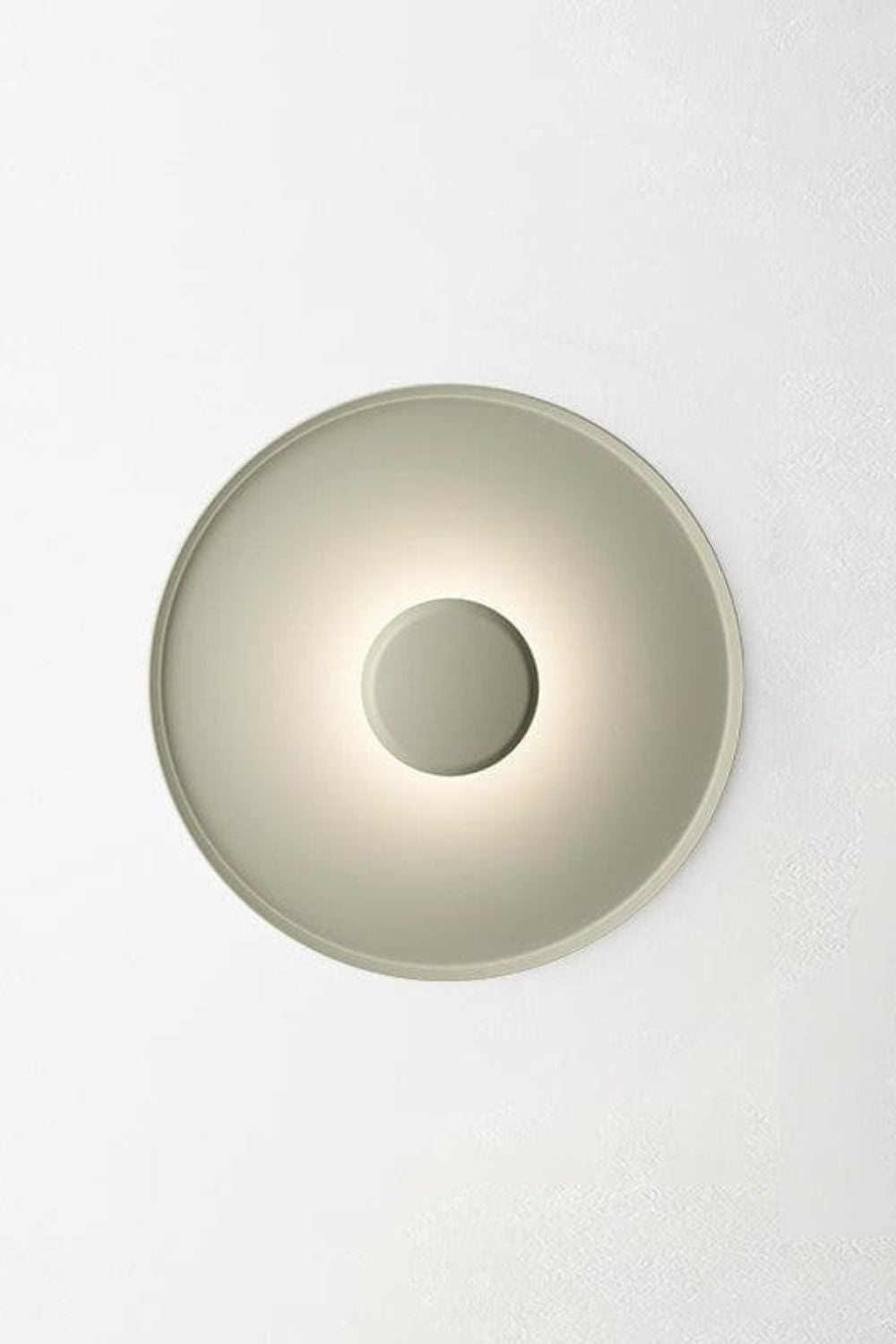 Lampa Sufitowa Minimalistyczna z Efektem Halo i Pośrednim Oświetleniem - Zielony