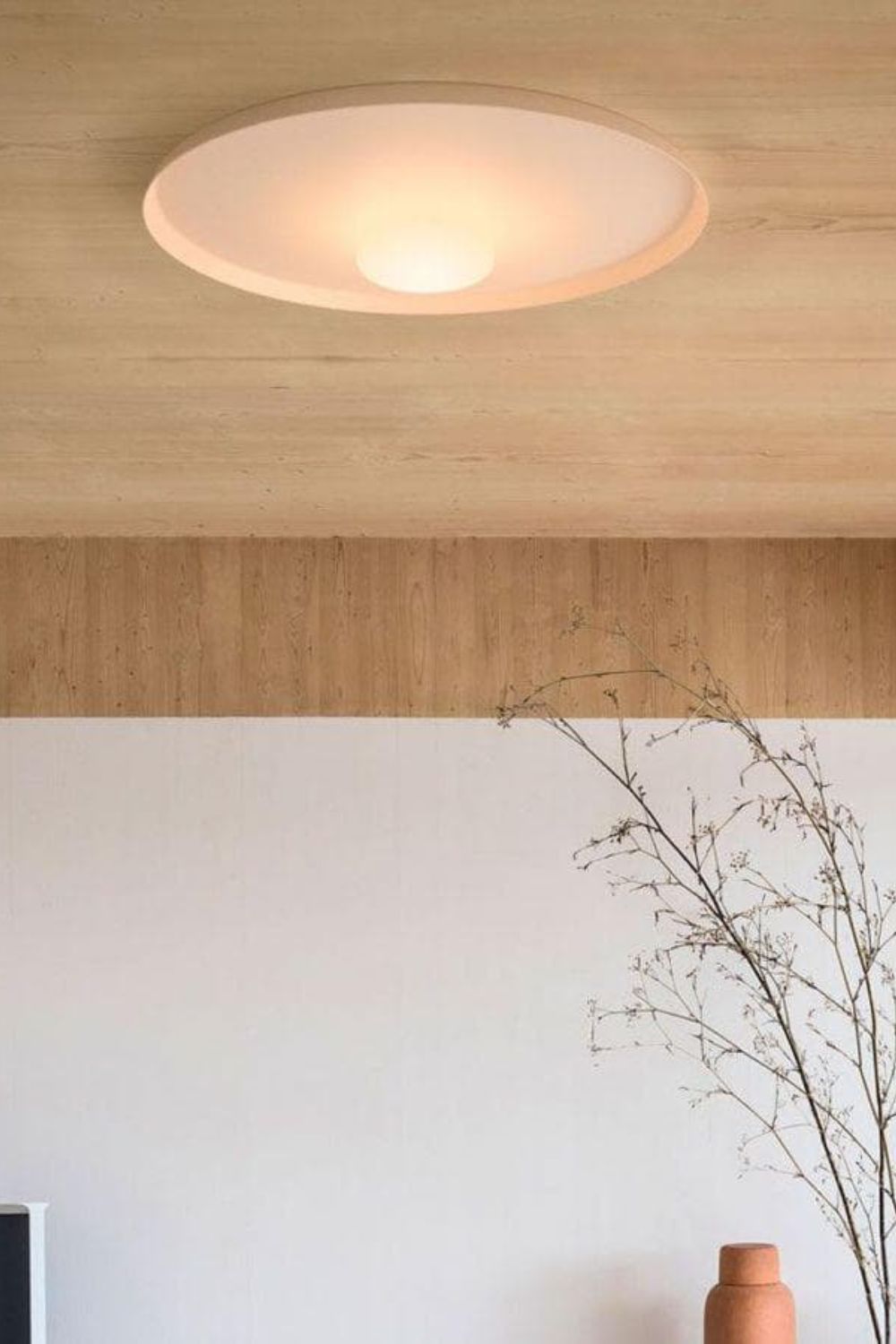 Lampa Sufitowa Minimalistyczna z Efektem Halo i Pośrednim Oświetleniem - 7