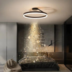 Lampa Sufitowa Minimalistyczna z Okrągłym Pierścieniem - 4