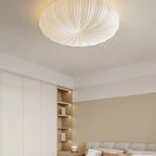Lampa Sufitowa Minimalistyczna z Plisowanym Kloszem - 4