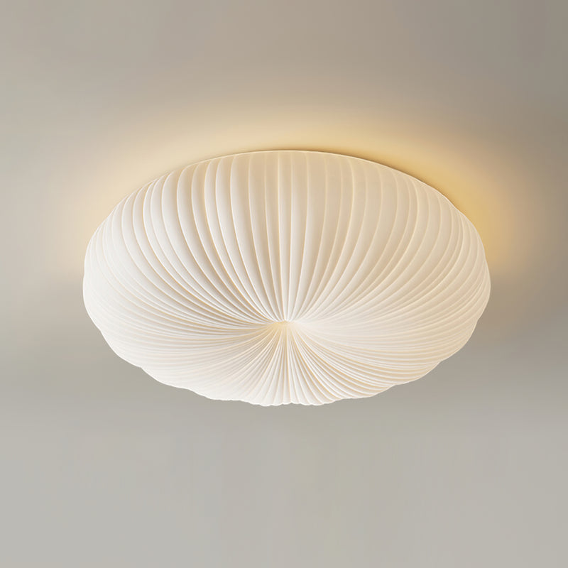 Lampa Sufitowa Minimalistyczna z Plisowanym Kloszem - 5