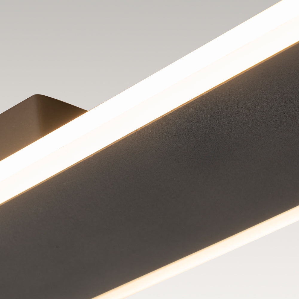 Lampa Sufitowa Minimalistyczna z Podłużną Owalna Kloszem Ściemniana - 17