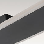 Lampa Sufitowa Minimalistyczna z Podłużną Owalna Kloszem Ściemniana - 19