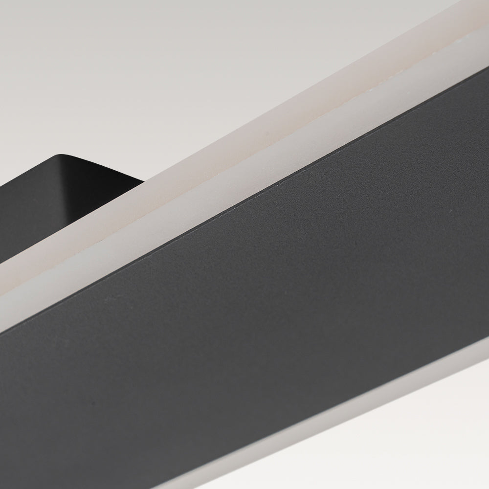 Lampa Sufitowa Minimalistyczna z Podłużną Owalna Kloszem Ściemniana - 19