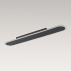 Lampa Sufitowa Minimalistyczna z Podłużną Owalna Kloszem Ściemniana - 5