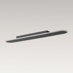 Lampa Sufitowa Minimalistyczna z Podłużną Owalna Kloszem Ściemniana - 6
