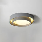 Lampa Sufitowa Minimalistyczna z Podwójnym Pierścieniem i Pilotem - 16