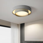 Lampa Sufitowa Minimalistyczna z Podwójnym Pierścieniem i Pilotem - 17