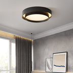 Lampa Sufitowa Minimalistyczna z Podwójnym Pierścieniem i Pilotem - 7