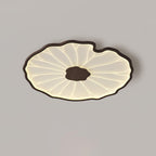 Lampa Sufitowa Modern Liść Lotosu z Drewnianym Wykończeniem i LED - 35