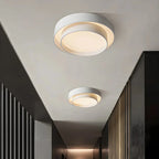 Lampa Sufitowa Nowoczesna Krążek LED z Trójkolorowym Światłem - 11