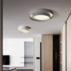 Lampa Sufitowa Nowoczesna Krążek LED z Trójkolorowym Światłem - 17