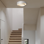 Lampa Sufitowa Nowoczesna Krążek LED z Trójkolorowym Światłem - 9