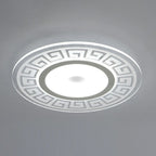 Lampa Sufitowa Nowoczesna z Okrągłym Wzorem Greckim - 5