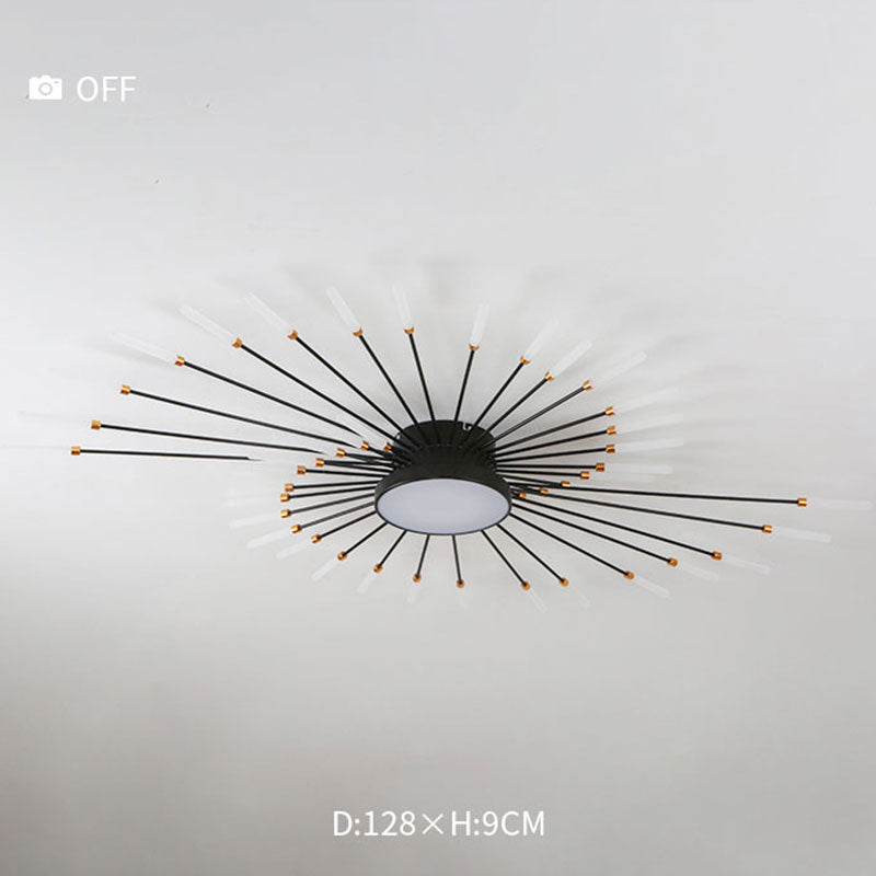 Lampa Sufitowa Nowoczesna z Promieniami w Stylu Fajerwerków - 12