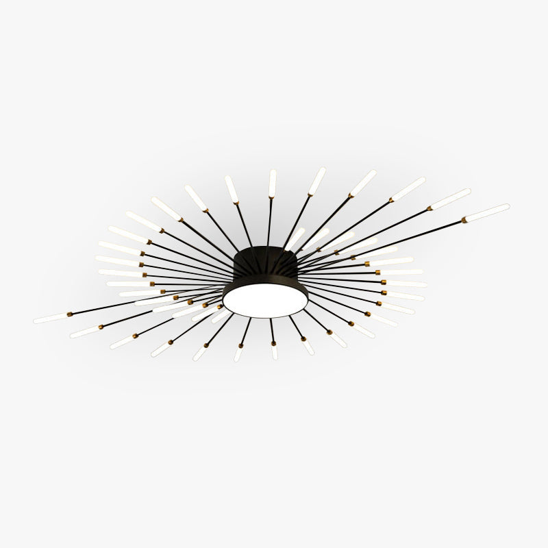Lampa Sufitowa Nowoczesna z Promieniami w Stylu Fajerwerków - 2