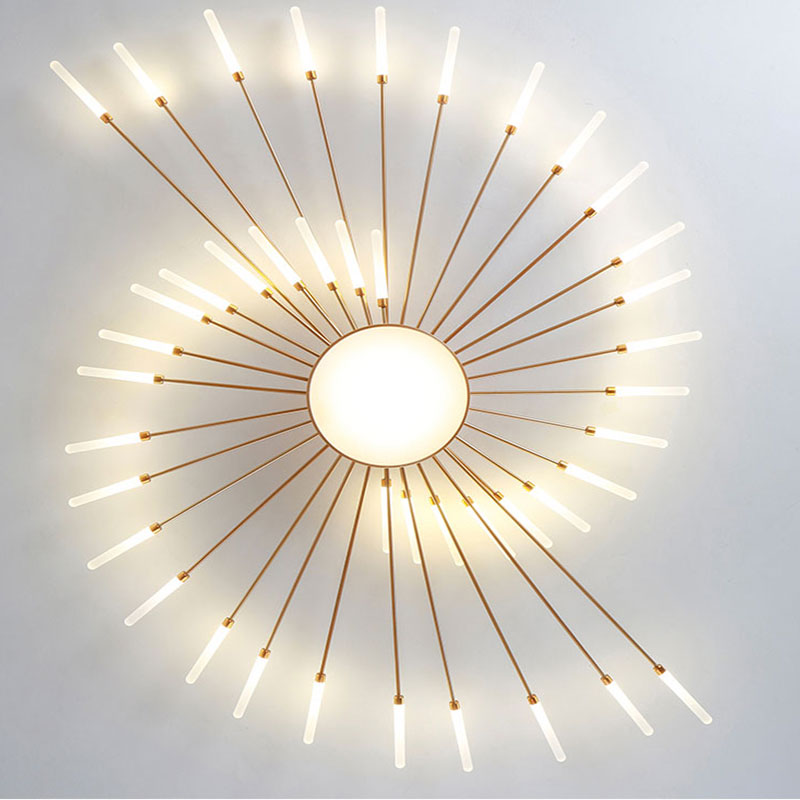 Lampa Sufitowa Nowoczesna z Promieniami w Stylu Fajerwerków - 19