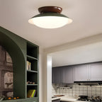Lampa Sufitowa Retro z Kloszem Kopułkowym i Zintegrowanym LED - 5