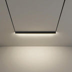 Lampa Sufitowa Skandynawska Minimalistyczna Podłużna – Ściemniana z Pilotem - 4