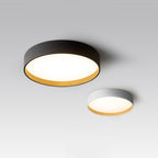 Lampa Sufitowa Skandynawska Okrągła z Drewnianym Wykończeniem i Kloszem Akrylowym - 8