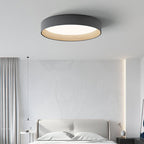 Lampa Sufitowa Skandynawska Okrągła z Drewnianym Wykończeniem i Kloszem Akrylowym - 7