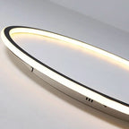 Lampa Sufitowa Skandynawska Okrągła z Wbudowanym LED i Możliwością Ściemniania - 6