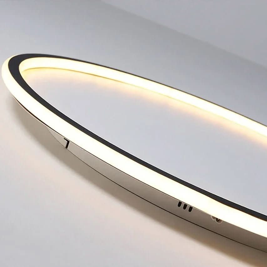 Lampa Sufitowa Skandynawska Okrągła z Wbudowanym LED i Możliwością Ściemniania - 6