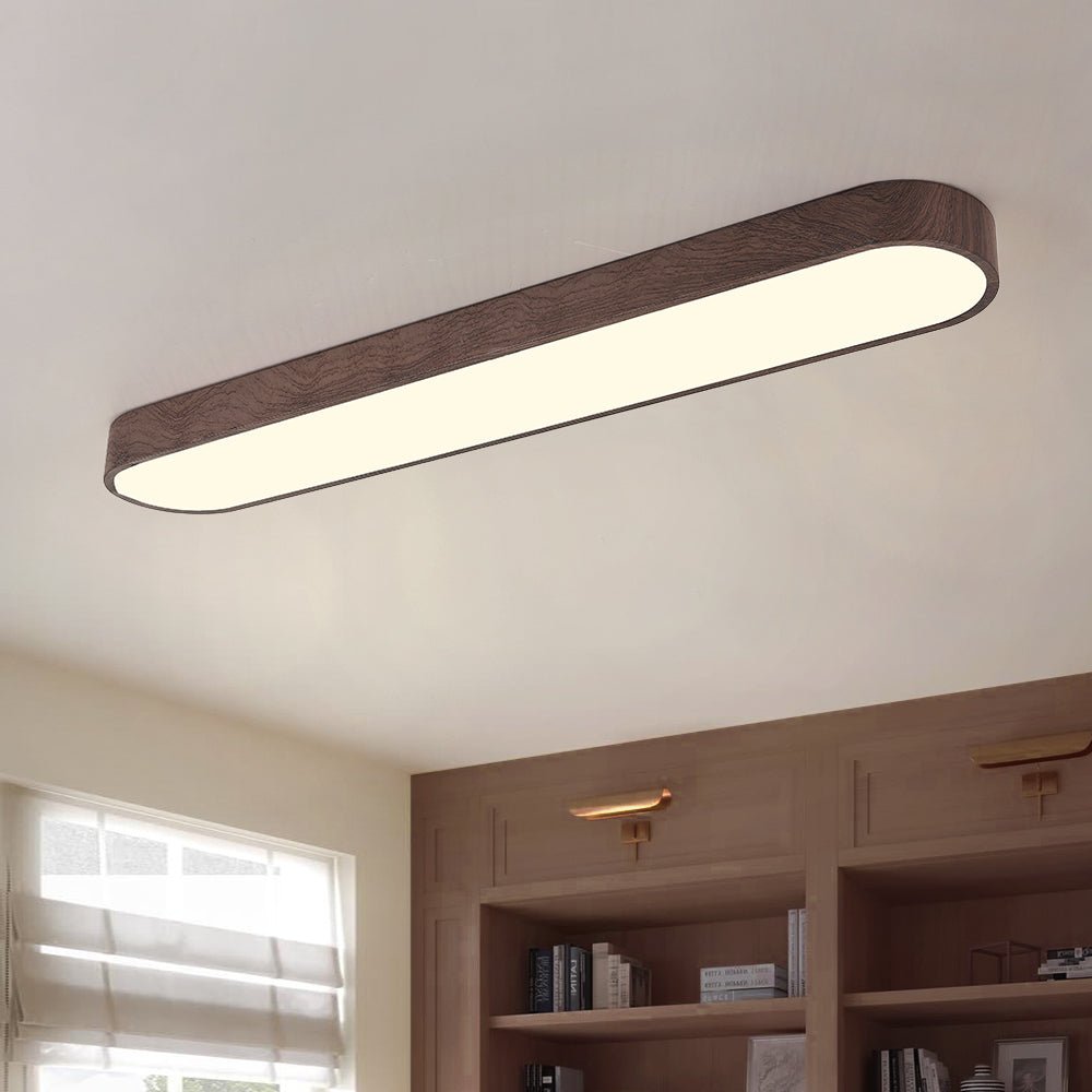 Lampa Sufitowa Skandynawska Podłużna z Regulacją Barwy Światła - 3